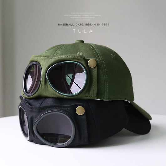 Gafas de Sol Piloto Personalizadas con Gorra - Estilo Aviador para Hombre