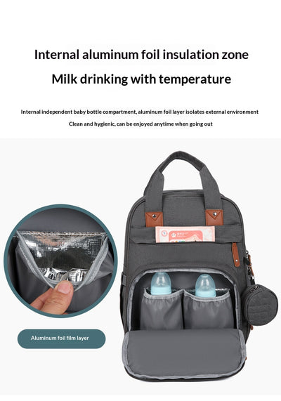Bolsa Maternal Multifuncional con Cambiador y Compartimento Térmico - Image 14