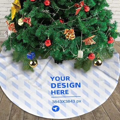 Falda Protectora para Árbol de Navidad en Franela Resistente