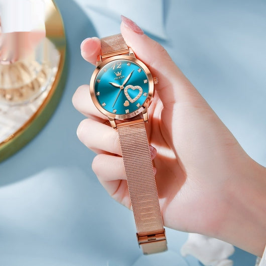 Reloj Elegante para Mujer con Correa Mesh Personalizable - Image 10
