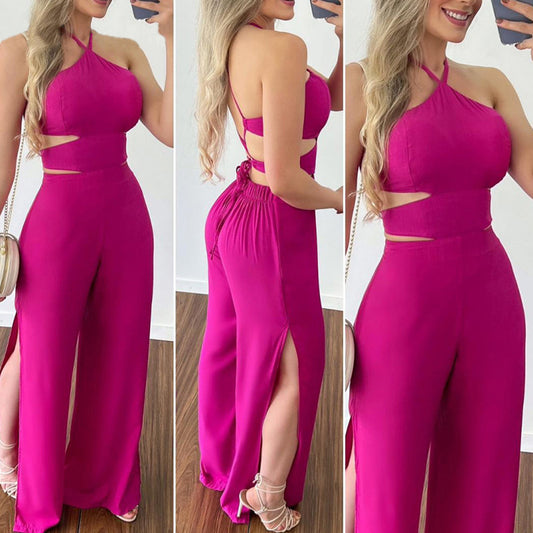 Pantalón de Talle Alto con Envolvente y Cierre en Pecho - Image 2