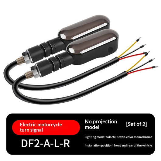 Luz Trasera LED Multicolor 12V para Motocicletas - Proyector de Alta Luminosidad con Señales de Giro - Image 9