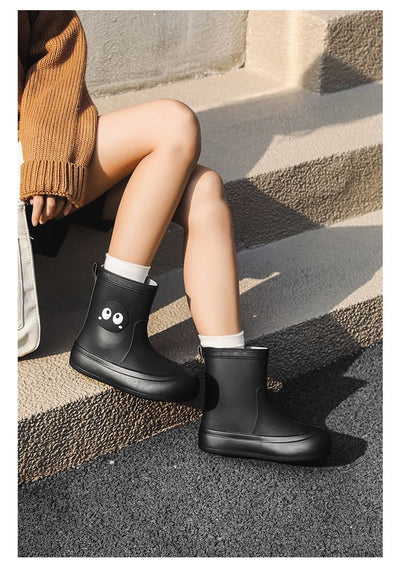Botas de Lluvia Coreanas con Diseño Kawaii y Suela Antideslizante para Mujer - Image 19