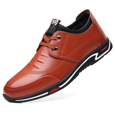 Zapatos Casuales de Cuero para Hombre con Suela Flexible y Transpirable - Image 8