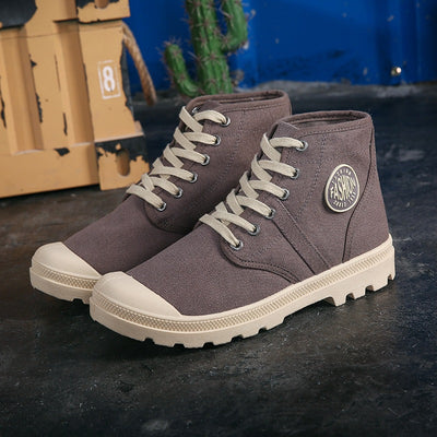 Zapatillas Canvas de Alto Corte para Estudiantes - Estilo Hip-Hop Versátil - Image 16