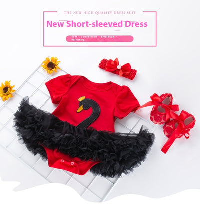 Conjunto de 3 Piezas para Bebé: Vestido, Zapatos y Accesorios para el Cabello - Image 18