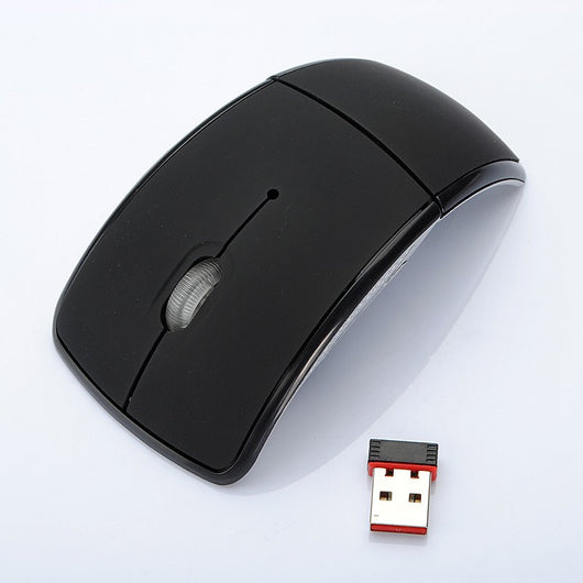Ratón Óptico Inalámbrico Plegable con Diseño Ergonómico Curvo - Image 5