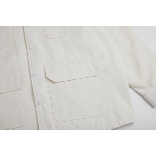 Saco de Hombre con Contraste de Colores y Solapa Moderna - Image 10