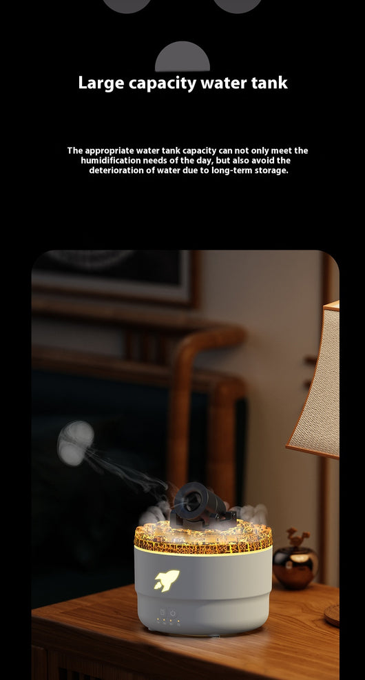 Difusor Ultrasónico de Aromas con Diseño Agrietado - Humidificador Esencial para Hoteles - Image 18