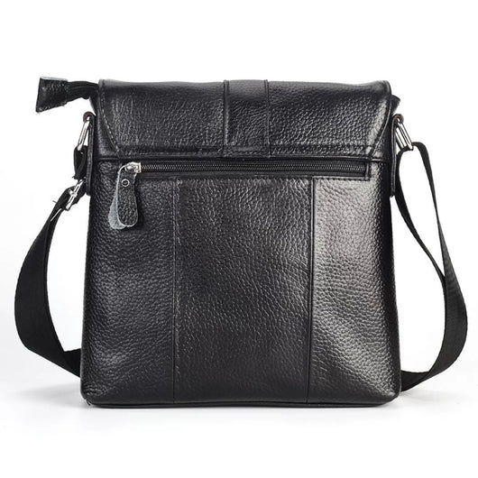 Bolsa Bandolera de Cuero Genuino para Hombre - Piel de Res Premium - Image 2