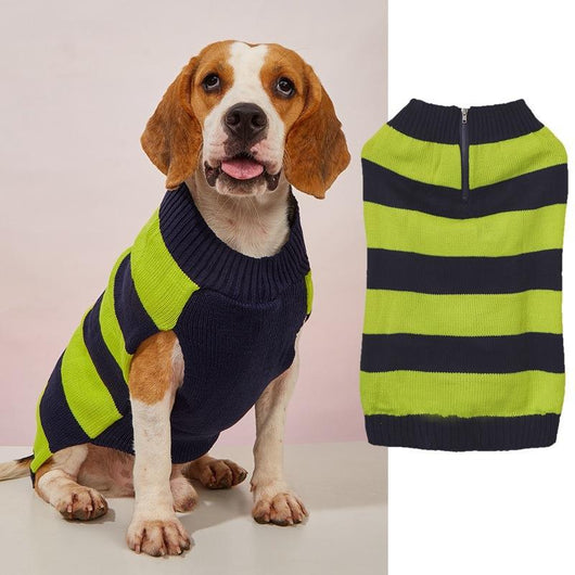 Suéter para Perros Pequeños y Medianos con Cierre de Contraste y Bolsillos - Image 35