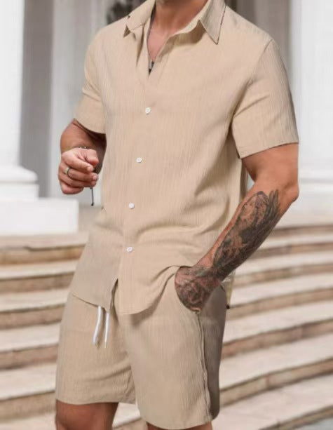 Traje Casual para Hombre con Estampado a Rayas - Image 7