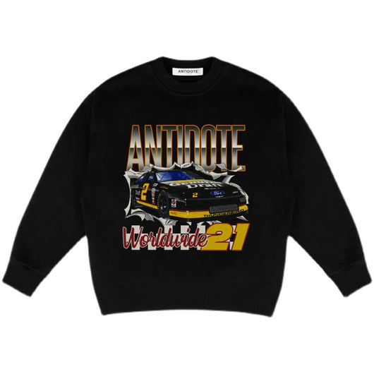 Suéter Estampado Retro con Diseño de Autos - Tendencia Urbana Otoño Invierno - Image 8