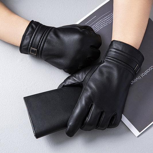 Guantes de Cuero para Motociclismo y Negocios