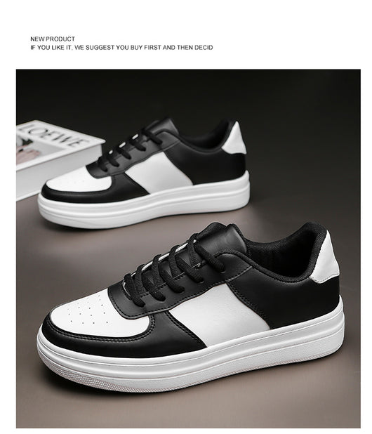 Zapatos Plataforma Blancos Talla Grande para Hombre - Primavera y Verano - Image 14