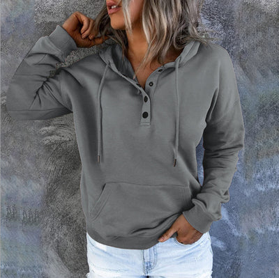 Suéter Hoodie con Ojetes Frontales para Mujer - Image 15