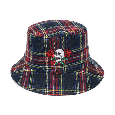 Gorra Pescador Cuadros con Protección Solar - Image 9