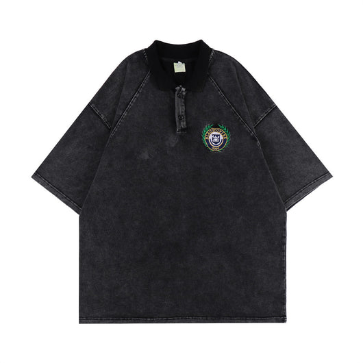 Polo Manga Corta con Bordado para Hombre - Image 12