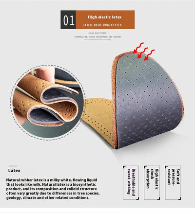 Plantilla de Cuero Vacuno con Absorción de Impacto y Tecnología Desodorante - Image 16