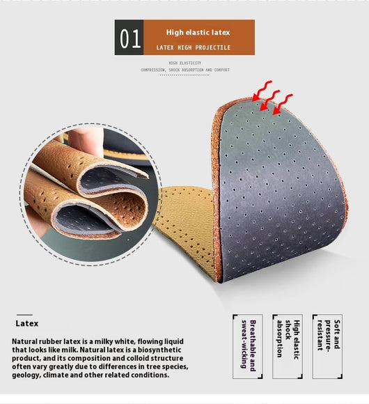 Plantilla de Cuero Vacuno con Absorción de Impacto y Tecnología Desodorante - Image 16