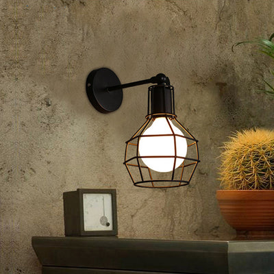Lámpara de Pared Industrial Estilo Americano Hierro Forjado Minimalista - Image 10