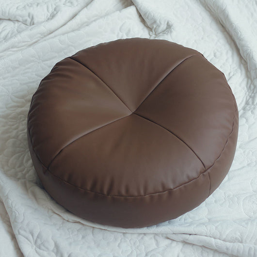 Sofá Futon Tatami de Cuero Estilo Japonés con Cojín de Piso - Image 13