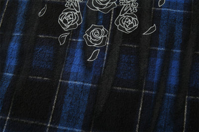 Camisa a Cuadros con Capucha Efecto Desgastado para Hombre - Image 7