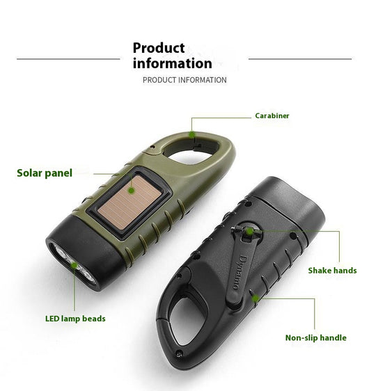 Linterna Solar Recargable a Manivela - Luz de Emergencia Portátil - Image 12