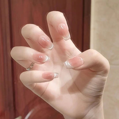 Uñas Postizas Cat Eye Rubor - Parches de Manicura Lista para Usar - Image 62
