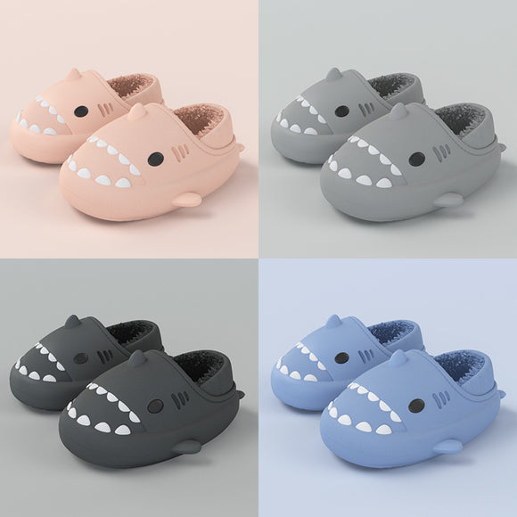Pantufas de Tubarão Térmicas para Casais - Chinelos de Inverno