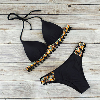 Bikini Deportivo Estampado Leopardo con Cierre Duro - Image 9
