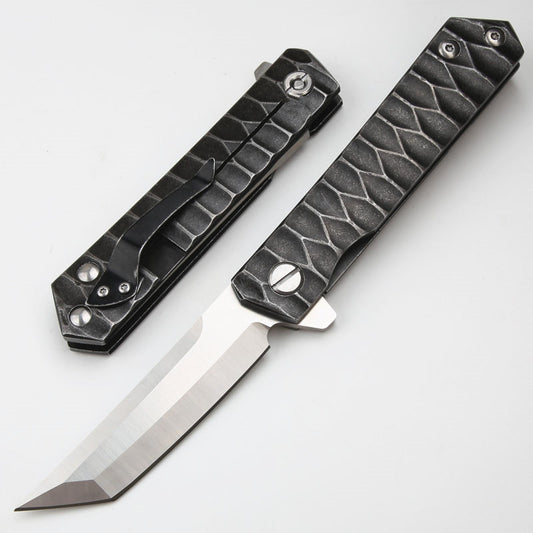 Cuchillo de Supervivencia Plegable de Alta Dureza para Aventuras al Aire Libre - Image 2