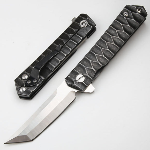 Cuchillo de Supervivencia Plegable de Alta Dureza para Aventuras al Aire Libre