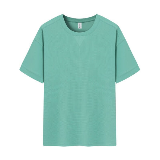 Camiseta Manga Corta Textura Waffle para Hombre - Image 16