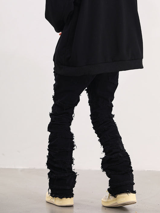 Jeans Destruidos Raw Edge Estilo Urbano - Image 9