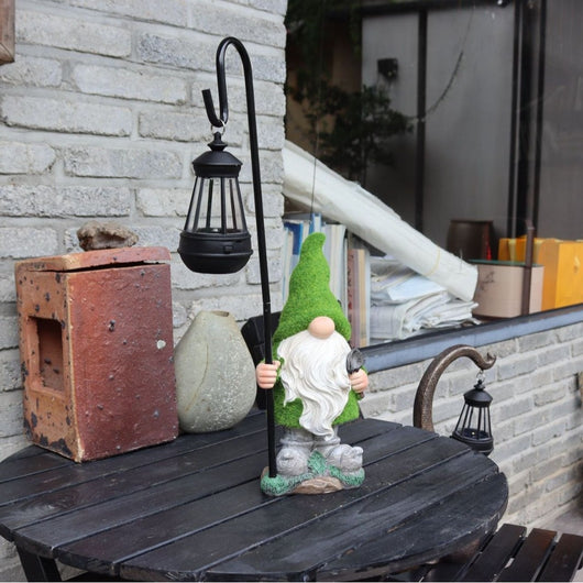 Lámpara Solar Decorativa Elfo para Jardín - Iluminación Exterior Ecológica