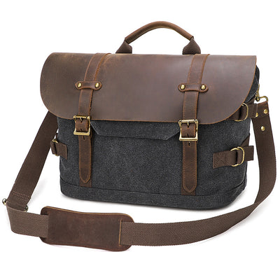 Bolsa Mensajero de Lona para Hombre - Estilo Casual - Image 6