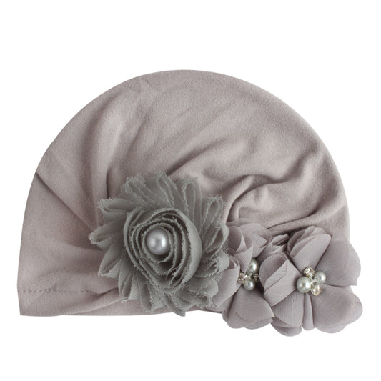 Gorra Infantil de Algodón con Diseño de Flores - Protección Solar - Image 2