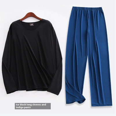 Pijama Hombre Manga Larga Corta Verano - Conjunto Ultradelgado Transpirable - Image 12