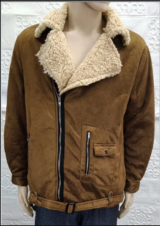 Chaqueta Acolchada Peluda para Hombre - Abrigo Grueso de Invierno - Image 8