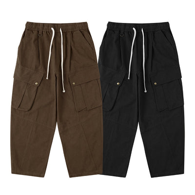 Pantalones Casuales Sueltos Estilo Retro Japonés