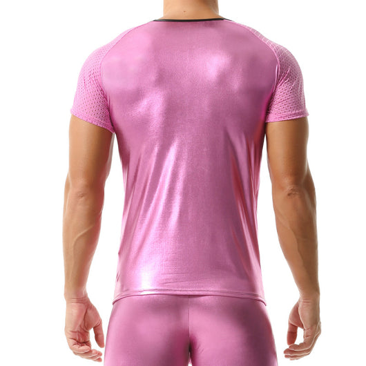 Playera Bronceada de Manga Corta para Hombre - Image 8