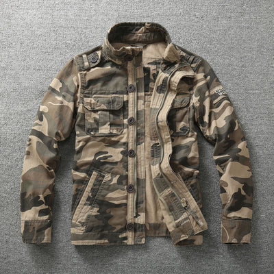 Chaqueta de Trabajo Camuflaje Otoño para Hombre - Image 6