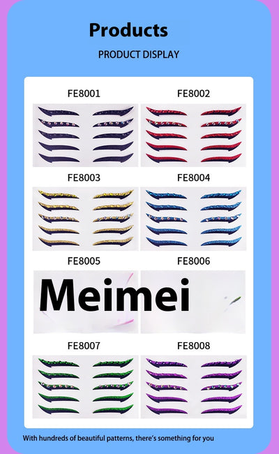 Stickers de Sombra Autoadhesivos para Maquillaje de Fiesta y Escena - Image 17