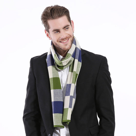 Bufanda de Cachemira a Cuadros Británicos para Hombre - Elegancia y Calidez - Image 7