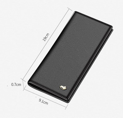 Cartera Larga para Hombre en Cuero de Bisonte Americano - Image 6