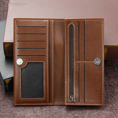 Billetera Magnética para Hombre con Múltiples Compartimentos y Cierre Embosado - Image 12