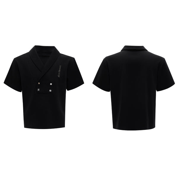 Traje Deportivo Hombre Cuello V con Hombreras Acolchadas y Detalles Metálicos - Image 3