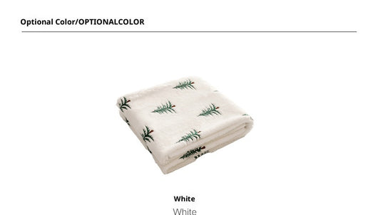 Manta Navideña para Sofá con Bordado de Árbol de Navidad - Image 8