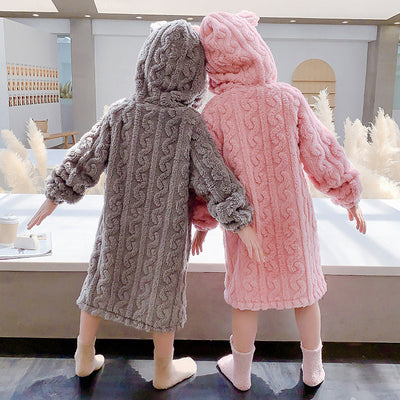Pijamas Infantiles de Franela Suave para el Hogar - Image 3